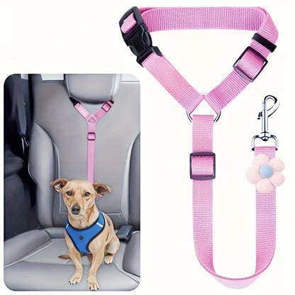 Dog Seat Belt for Vehicle Secure, Pet Car Tether Safety Leash for Dogs in Vehicles, Dog Seatbelt Tether, Christmas Gift